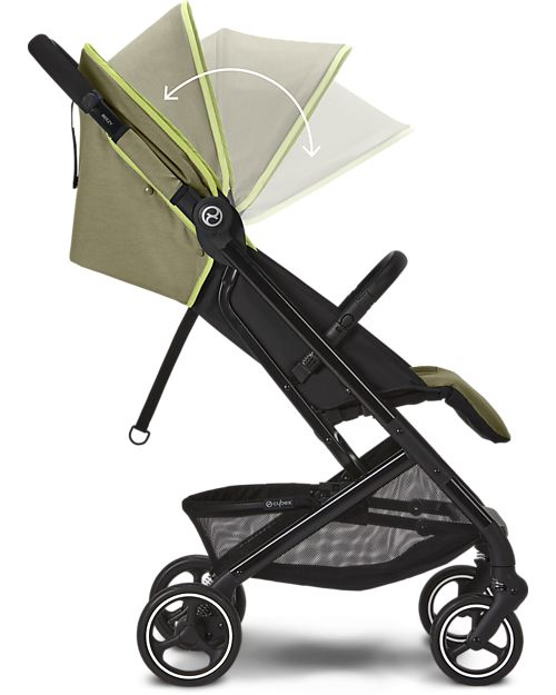 Cybex Beezy Stroller - Nature Green/Green - Comfort on the Go from Birth! Lights Strollers