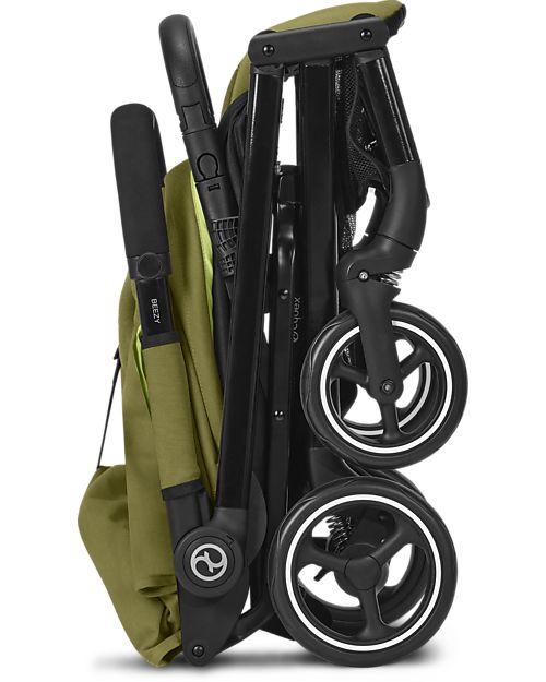 Cybex Beezy Stroller - Nature Green/Green - Comfort on the Go from Birth! Lights Strollers