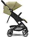 Cybex Beezy Stroller - Nature Green/Green - with One-Pull Harness Lights Strollers