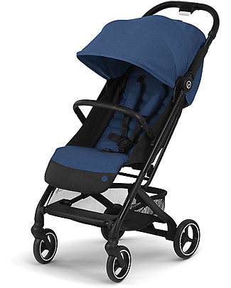 Cybex Beezy Stroller - Navy Blue - Comfort on the Go from Birth! Lights Strollers