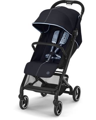 Cybex Beezy Stroller - Ocean Blue/Navy Blue - Comfort on the Go from Birth! Lights Strollers