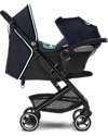 Cybex Beezy Stroller - Ocean Blue/Navy Blue - Comfort on the Go from Birth! Lights Strollers