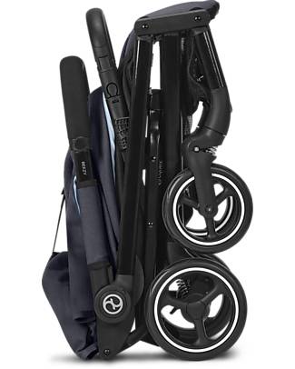 Cybex Beezy Stroller - Ocean Blue/Navy Blue - Comfort on the Go from Birth! Lights Strollers