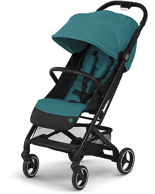 Cybex Beezy Stroller - River Blue - Comfort on the Go from Birth! Lights Strollers