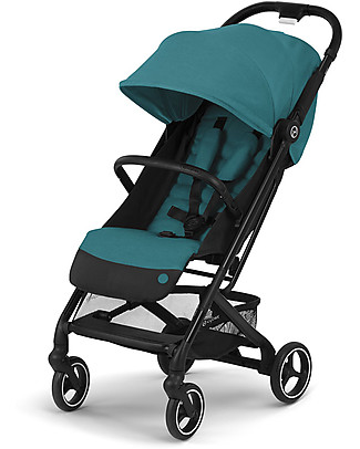 Cybex Beezy Stroller - River Blue - Comfort on the Go from Birth! Lights Strollers