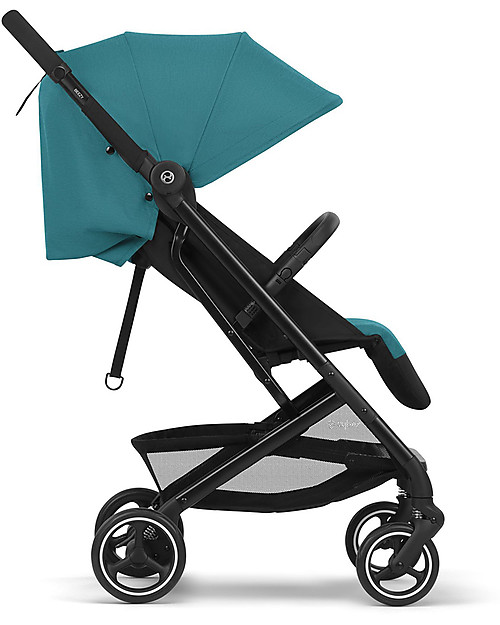 Cybex Beezy Stroller - River Blue - Comfort on the Go from Birth! Lights Strollers