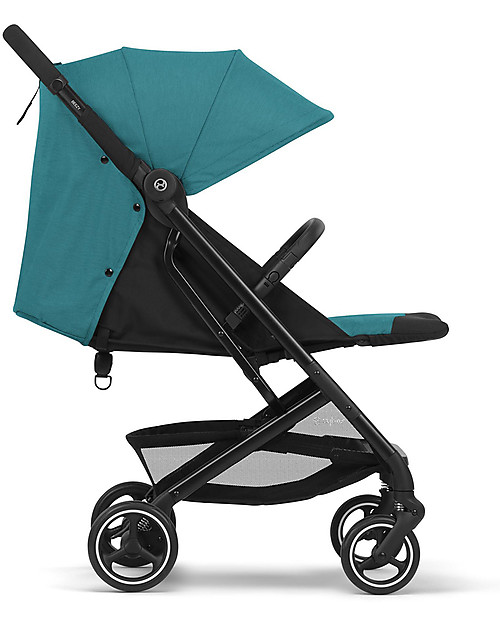 Cybex Beezy Stroller - River Blue - Comfort on the Go from Birth! Lights Strollers