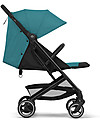 Cybex Beezy Stroller - River Blue - Comfort on the Go from Birth! Lights Strollers