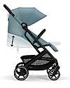 Cybex Beezy Stroller - Stormy Blue - Black Frame - The Most Compact Lights Strollers