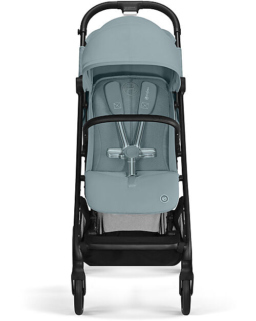 Cybex Beezy Stroller - Stormy Blue/Light Blue - The Most Compact Lights Strollers