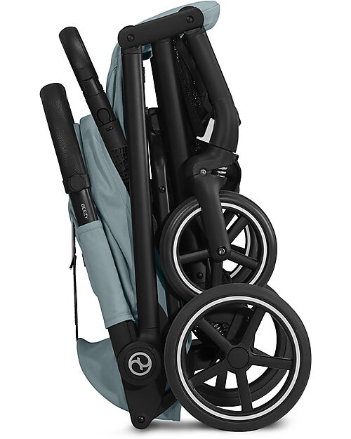 Cybex Beezy Stroller - Stormy Blue/Light Blue - The Most Compact Lights Strollers