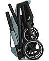 Cybex Beezy Stroller - Stormy Blue/Light Blue - The Most Compact Lights Strollers