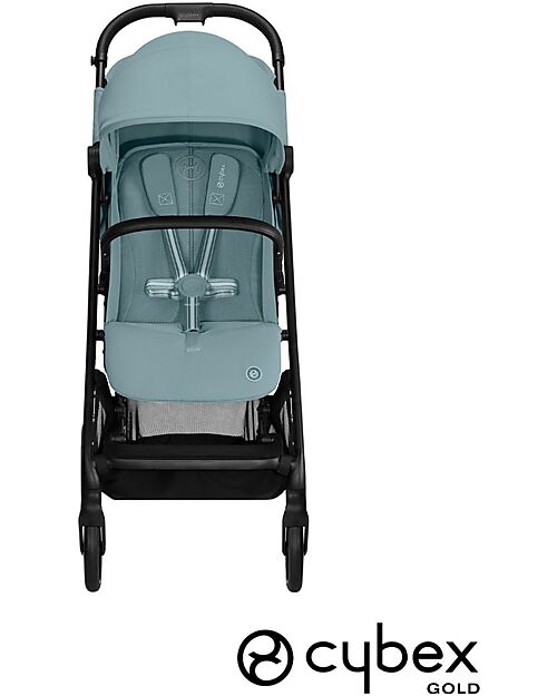 Cybex Beezy Stroller - Stormy Blue/Light Blue - The Most Compact Lights Strollers