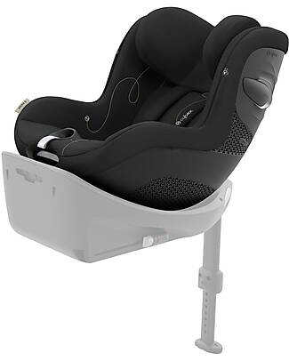 Cybex Seggiolino Auto Cloud G i-Size - Moon Black/Black- dalla Nascita Fino  a 15/20 Mesi unisex (bambini)