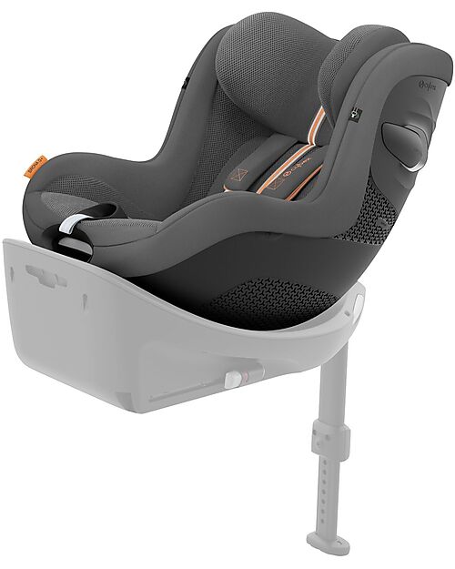 Cybex Car Seat Sirona G i-Size Plus - Lava Grey - Mesh Fabric Car Seats Group 0+/1