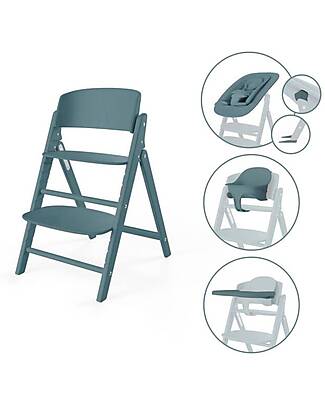 Cybex Click&Fold High Chair - Stone Blue - 4in1 High Chairs