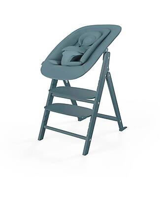 Cybex Click&Fold High Chair - Stone Blue - 4in1 High Chairs