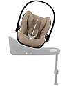 Cybex Cloud G i-Size Plus Car Seat - Almond Beige - From Birth to 24 Months Car Seats Group 0+/1