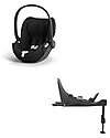 Cybex Cloud T I-Size Car Seat + Base -  Sepia Black - from Birth to 24 Months Car Seats Group 0+/1