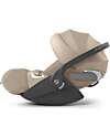 Cybex Cloud T I-Size Plus Car Seat - Cozy Beige - Breathable 3D Mesh Fabric - from Birth to 24 Months Car Seats Group 0+/1
