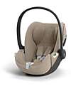 Cybex Cloud T I-Size Plus Car Seat - Cozy Beige - Breathable 3D Mesh Fabric - from Birth to 24 Months Car Seats Group 0+/1