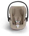Cybex Cloud T I-Size Plus Car Seat - Cozy Beige - Breathable 3D Mesh Fabric - from Birth to 24 Months Car Seats Group 0+/1