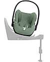 Cybex Cloud T I-Size Plus Car Seat - Leaf Green - Breathable 3D Mesh Fabric - from Birth to 24 Months Car Seats Group 0+/1