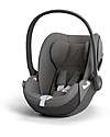 Cybex Cloud T I-Size Plus Car Seat - Mirage Grey - Breathable 3D Mesh Fabric - from Birth to 24 Months Car Seats Group 0+/1