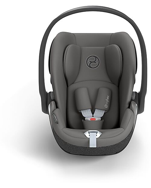 Cybex Cloud T I-Size Plus Car Seat - Mirage Grey - Breathable 3D Mesh Fabric - from Birth to 24 Months Car Seats Group 0+/1