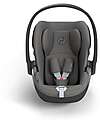 Cybex Cloud T I-Size Plus Car Seat - Mirage Grey - Breathable 3D Mesh Fabric - from Birth to 24 Months Car Seats Group 0+/1
