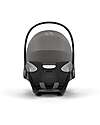Cybex Cloud T I-Size Plus Car Seat - Mirage Grey - Breathable 3D Mesh Fabric - from Birth to 24 Months Car Seats Group 0+/1