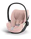 Cybex Cloud T I-Size Plus Car Seat - Peach Pink - Breathable 3D Mesh Fabric - from Birth to 24 Months Car Seats Group 0+/1