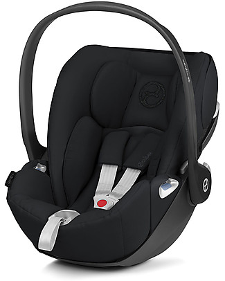 Cybex Cloud Z i-Size Infant Car Seat - Deep Black - 180° Rotating Mechanism Baby Car Seats