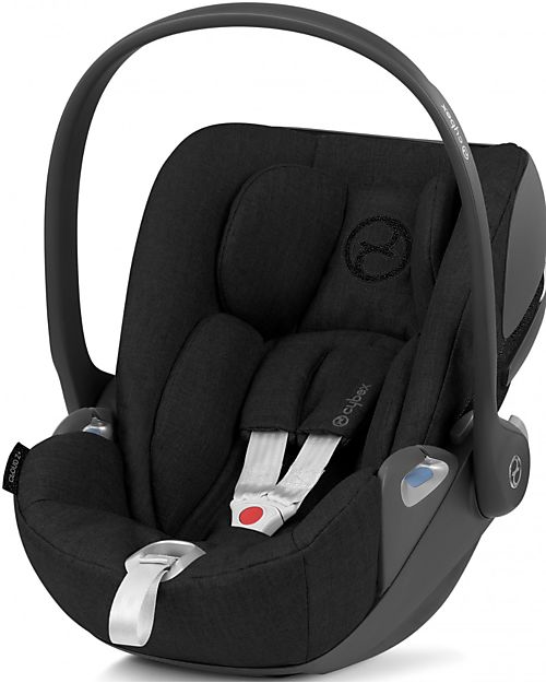 Cybex Cloud Z i-Size PLUS Infant Car Seat - Deep Black - 180° Rotating Mechanism Car Seats Group 0+/1