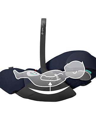 Cybex Cloud Z i-Size PLUS Infant Car Seat - Nautical Blue - 180° Rotating Mechanism Car Seats Group 0+/1