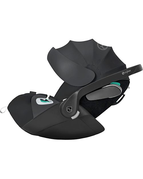 Cybex Cloud Z2 i-Size Infant Car Seat - Deep Black - 180° Rotating Mechanism Car Seats Group 0+/1