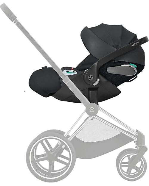 【美品】cybex CloudZ2i-Size Deep Black-black Cybex Cloud Z2 i-Size Infant Car Seat - Deep Black - 180