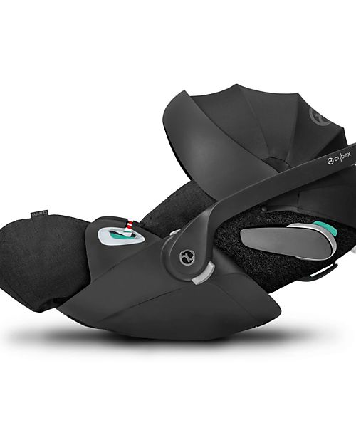 Cybex Cloud Z2 i-Size Plus Infant Car Seat - Deep Black - 180° Rotating Mechanism Car Seats Group 0+/1