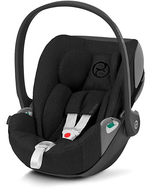 Cybex Cloud Z2 i-Size Plus Infant Car Seat - Deep Black - 180° Rotating Mechanism Car Seats Group 0+/1