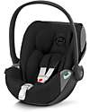 Cybex Cloud Z2 i-Size Plus Infant Car Seat - Deep Black - 180° Rotating Mechanism Car Seats Group 0+/1