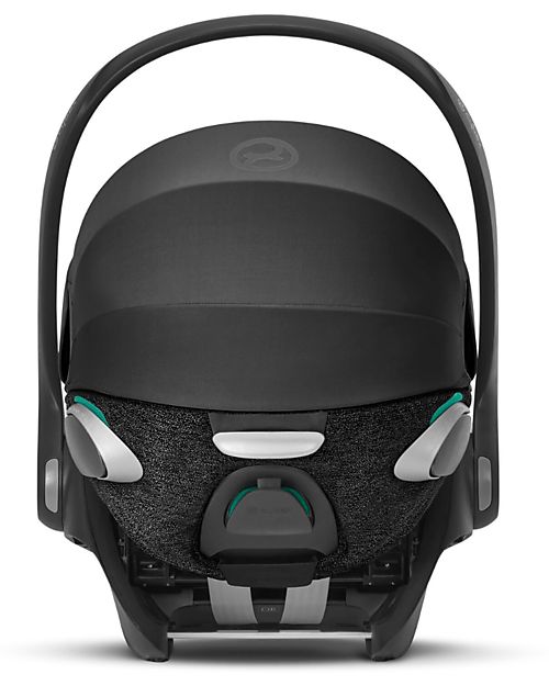 Cybex Cloud Z2 i-Size Plus Infant Car Seat - Deep Black - 180° Rotating Mechanism Car Seats Group 0+/1