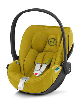 Cybex Cloud Z2 i-Size Plus Infant Car Seat - Mustard Yellow - 180° Rotating Mechanism Car Seats Group 0+/1