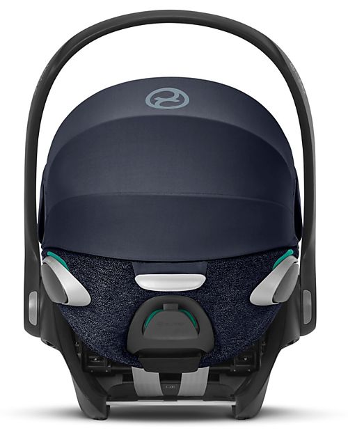 Cybex Cloud Z2 i-Size Plus Infant Car Seat - Nautical Blue - 180° Rotating Mechanism Car Seats Group 0+/1