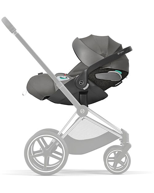 Cybex Cloud Z2 i-Size Plus Infant Car Seat - Soho Grey - 180° Rotating Mechanism Car Seats Group 0+/1
