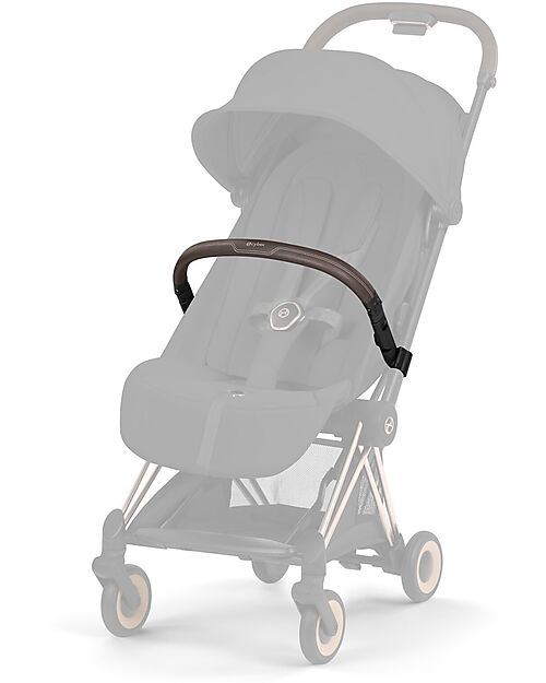 Cybex Coya Bumper Bar - Dark Brown - For your child’s safety! Foot Board