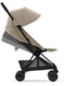 Cybex Coya Stroller - Cozy Beige Matt Black Frame - Light and Ultra-Compact from Birth to 4 Years Lights Strollers