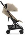 Cybex Coya Stroller - Cozy Beige Matt Black Frame - Light and Ultra-Compact from Birth to 4 Years Lights Strollers