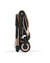 Cybex Coya Stroller - Cozy Beige Rosegold Frame - Light and Ultra-Compact from Birth to 4 Years Lights Strollers