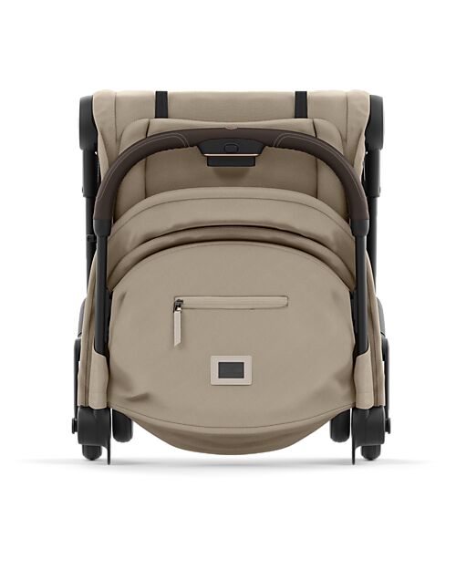 Cybex Coya Stroller - Cozy Beige Rosegold Frame - Light and Ultra-Compact from Birth to 4 Years Lights Strollers