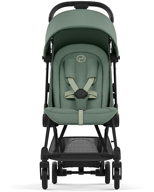 Cybex Coya Stroller - Leaf Green Matt Frame - Light and Ultra-Compact from Birth to 4 Years Lights Strollers